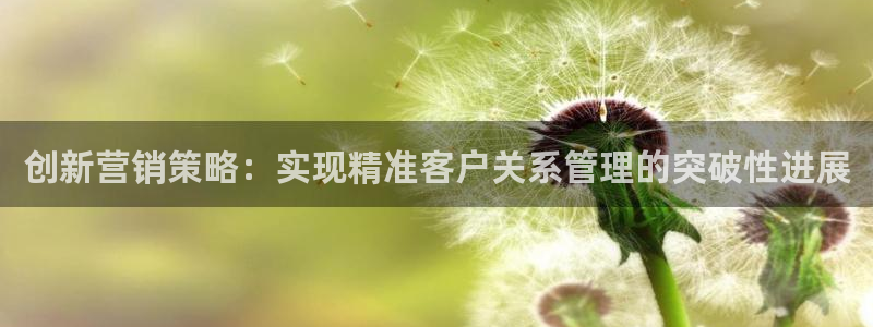 必赢网站充值是真的吗：创新营销