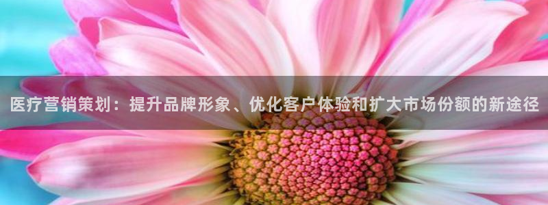必赢科技：医疗营销策划：提升品